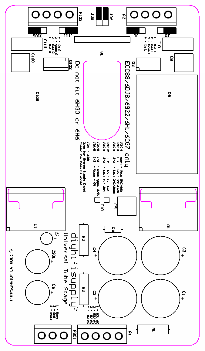 Vinyl Song LCR ECC88 Phono Stage